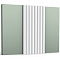 Стеновые панели Orac 3D W110 Hill Белый (миниатюра фото 2)